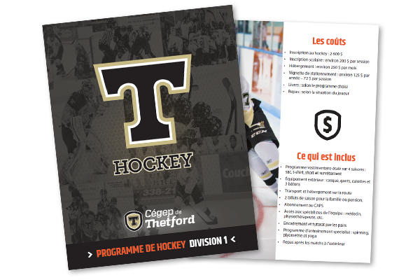 Image de la brochure de hockey