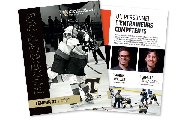 Image de la brochure de hockey