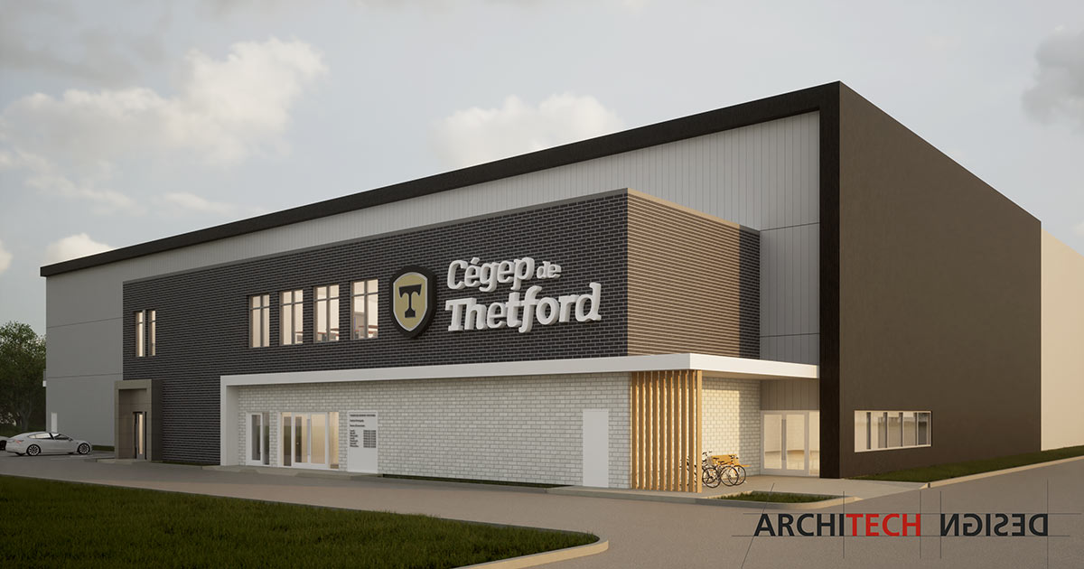 Featured image for “Le Cégep de Thetford confirme la construction d’un complexe sportif intérieur”